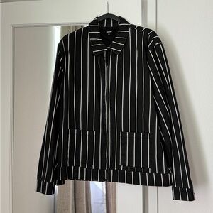 Urban Outfitters Black and white striped jacket